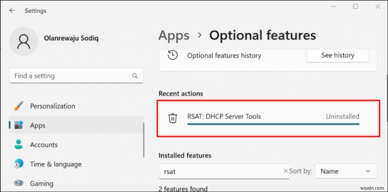 Cài đặt và quản lý công cụ quản trị máy chủ từ xa (RSAT) trên Windows 11 