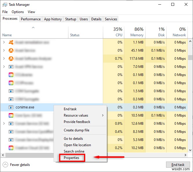 conime.exe Giải thích:Tệp hệ thống Windows, mục đích và mối quan tâm bảo mật 