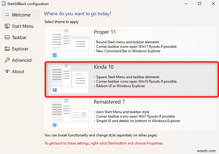 Khôi phục Windows 10 Nhìn trên Windows 11:Hướng dẫn từng bước 