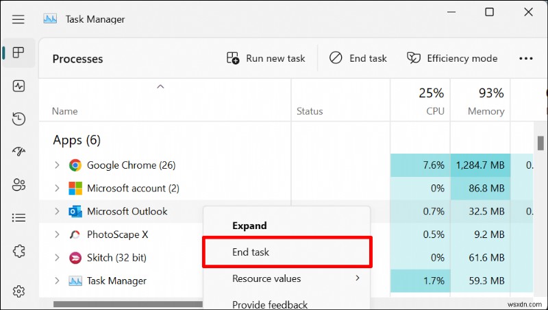 Sửa lỗi “Không thể kết nối” của Outlook trên Windows 10 &11 