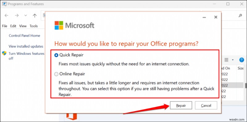 Sửa lỗi “Không thể kết nối” của Outlook trên Windows 10 &11 
