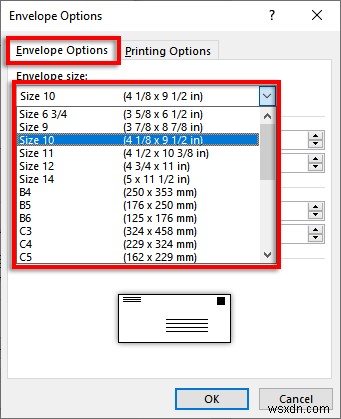 In phong bì bằng Microsoft Excel và Word:Hướng dẫn từng bước 