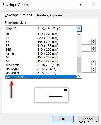 In phong bì bằng Microsoft Excel và Word:Hướng dẫn từng bước 