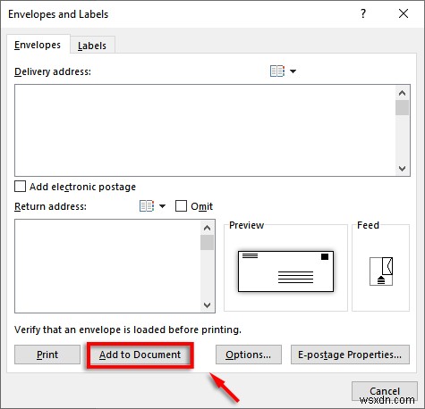 In phong bì bằng Microsoft Excel và Word:Hướng dẫn từng bước 