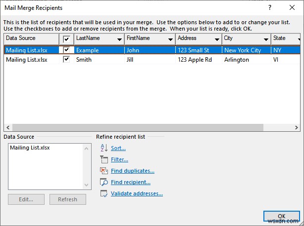 In phong bì bằng Microsoft Excel và Word:Hướng dẫn từng bước 