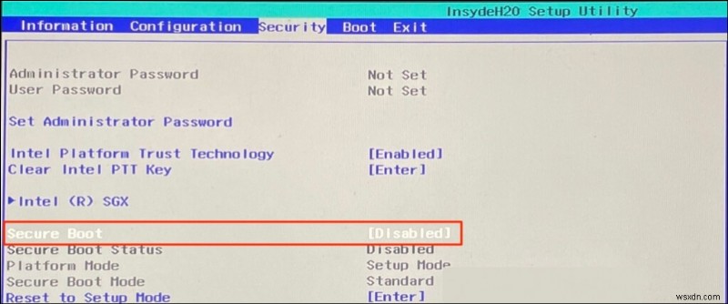 Kích hoạt Khởi động an toàn trên Windows 11:Hướng dẫn từng bước 