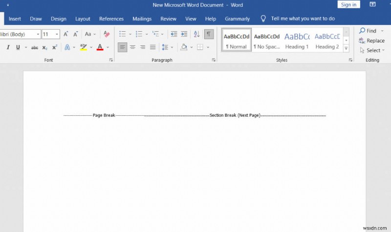 Chèn dấu ngắt phần trong Microsoft Word:Hướng dẫn từng bước 