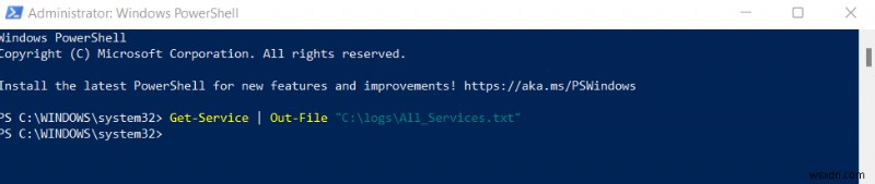 Dễ dàng liệt kê tất cả các dịch vụ Windows bằng PowerShell hoặc Dấu nhắc lệnh 