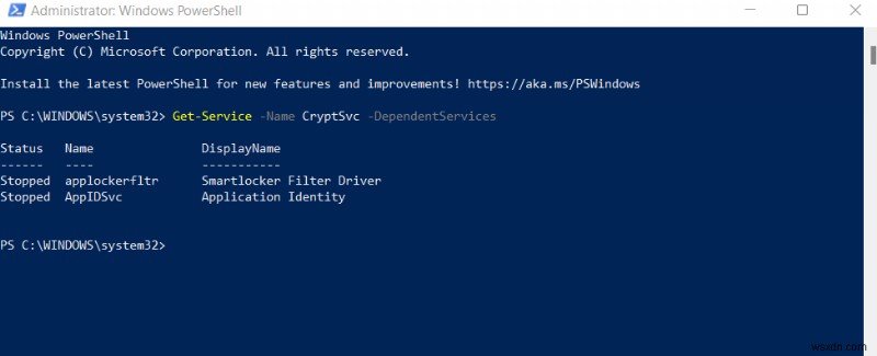 Dễ dàng liệt kê tất cả các dịch vụ Windows bằng PowerShell hoặc Dấu nhắc lệnh 