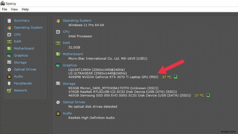 Cách xác định card đồ họa của PC chạy Windows 11—Các bước đơn giản để đảm bảo độ chính xác 