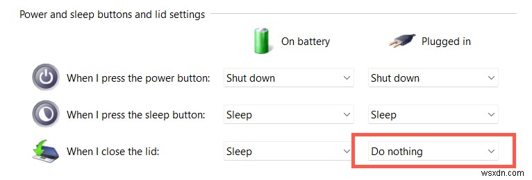 Giữ cho màn hình ngoài của bạn chạy trong khi đóng nắp máy tính xách tay của bạn trên Windows 11 &10 