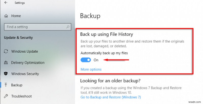 Khôi phục lịch sử tệp Windows:Các bước nhanh để kết nối lại ổ đĩa bị ngắt kết nối 