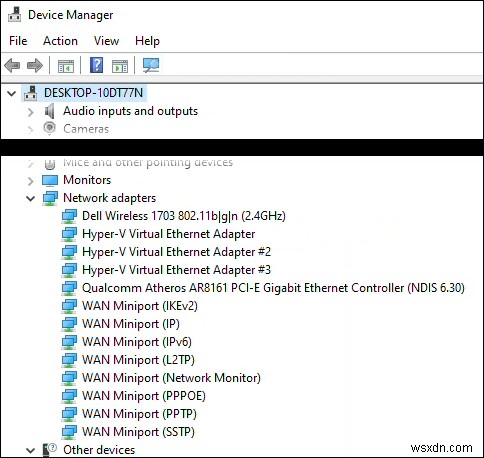 SmartByte Telemetry:Xác định, gỡ cài đặt và tăng tốc độ Wi‑Fi của Dell 
