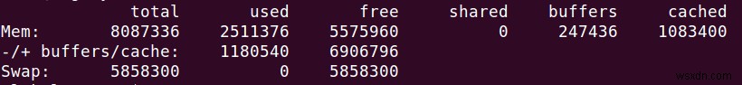Giám sát bộ nhớ Linux thành thạo:6 lệnh đơn giản để theo dõi việc sử dụng RAM 