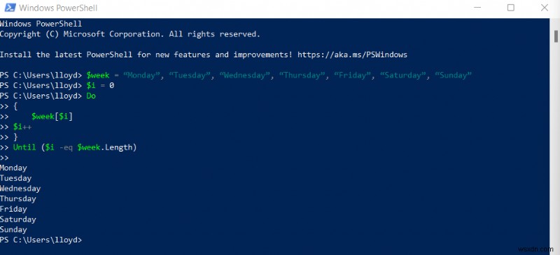 Làm chủ PowerShell cho vòng lặp:Thực hiện các lệnh lặp đi lặp lại một cách dễ dàng 