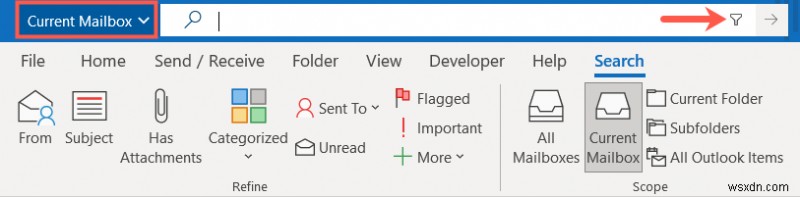 Tìm nhanh email của tuần trước trong Outlook:Hướng dẫn tìm kiếm ngày theo từng bước 