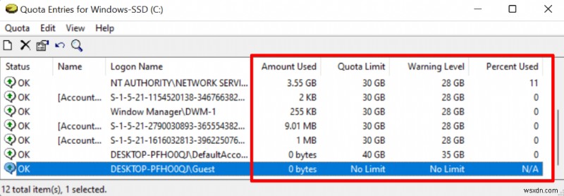 Hạn ngạch đĩa chính trong Windows 11:Hướng dẫn từng bước 
