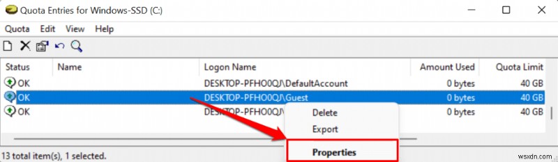 Hạn ngạch đĩa chính trong Windows 11:Hướng dẫn từng bước 