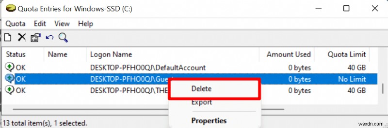 Hạn ngạch đĩa chính trong Windows 11:Hướng dẫn từng bước 