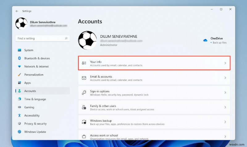 Hướng dẫn từng bước:Xóa tài khoản Microsoft của bạn khỏi Windows 11 một cách an toàn 