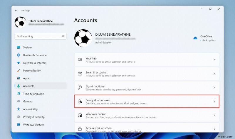 Hướng dẫn từng bước:Xóa tài khoản Microsoft của bạn khỏi Windows 11 một cách an toàn 