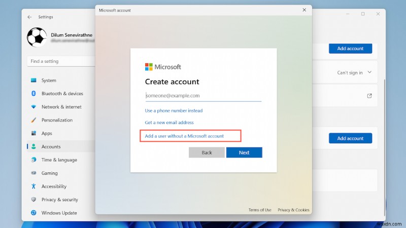 Hướng dẫn từng bước:Xóa tài khoản Microsoft của bạn khỏi Windows 11 một cách an toàn 