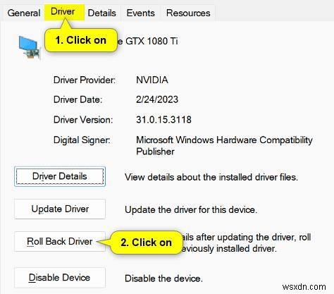 Hướng dẫn từng bước:Khôi phục trình điều khiển NVIDIA trên Windows 11, 10, 8 &7 