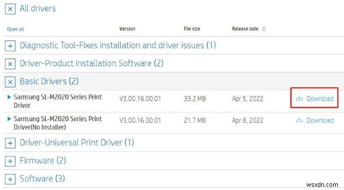 Cách tải xuống trình điều khiển Samsung M2020 trên Windows 11, 10, 8 và 7 – 3 phương pháp dễ dàng 