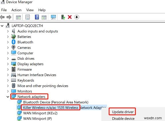 Cách cài đặt trình điều khiển Killer Wireless 1535 mới nhất trên Windows 11 &10:3 phương pháp dễ dàng 