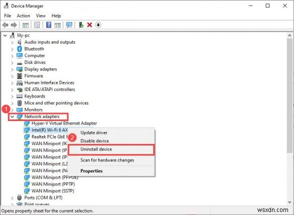 Giải quyết sự cố bộ điều hợp Intel Wi‑Fi 6 AX201 trên Windows 11/10/8/7 trong 7 bước đơn giản 