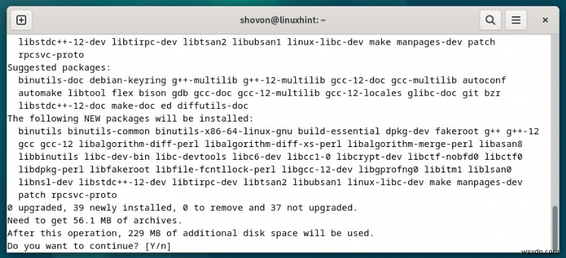 Hướng dẫn từng bước:Cài đặt Trình biên dịch GCC C/C++ trên Debian 12 
