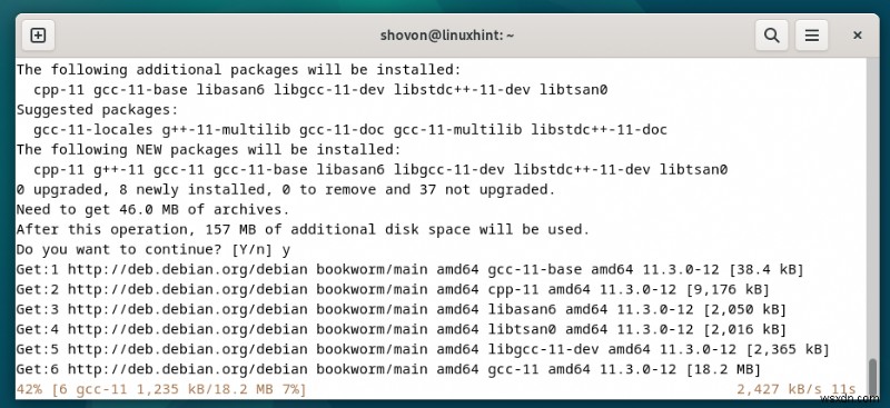 Hướng dẫn từng bước:Cài đặt Trình biên dịch GCC C/C++ trên Debian 12 