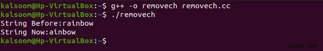Tách ký tự đầu tiên khỏi chuỗi một cách hiệu quả trong C++ 