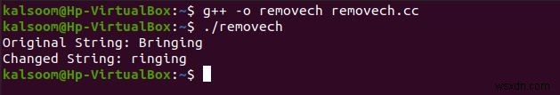 Tách ký tự đầu tiên khỏi chuỗi một cách hiệu quả trong C++ 