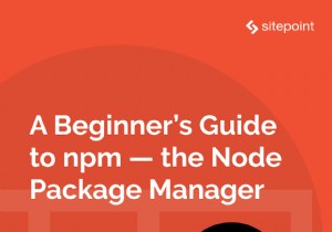 Master npm:Các khóa học, đào tạo &tài nguyên chuyên môn dành cho nhà phát triển JavaScript 