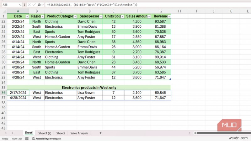 Cách các hàm mảng động của Excel đơn giản hóa quy trình làm việc của tôi—Một bước đột phá về năng suất 