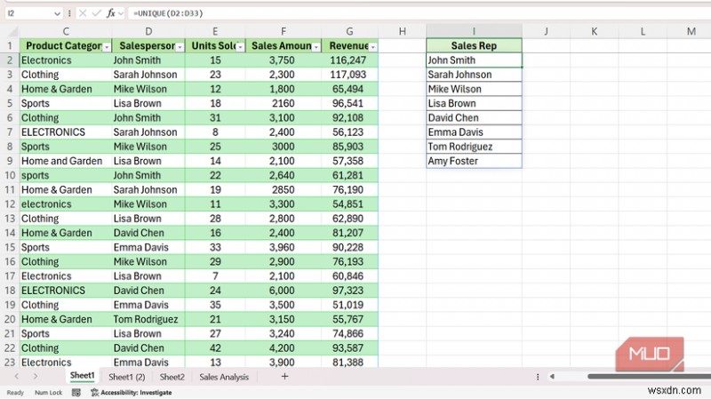 Cách các hàm mảng động của Excel đơn giản hóa quy trình làm việc của tôi—Một bước đột phá về năng suất 