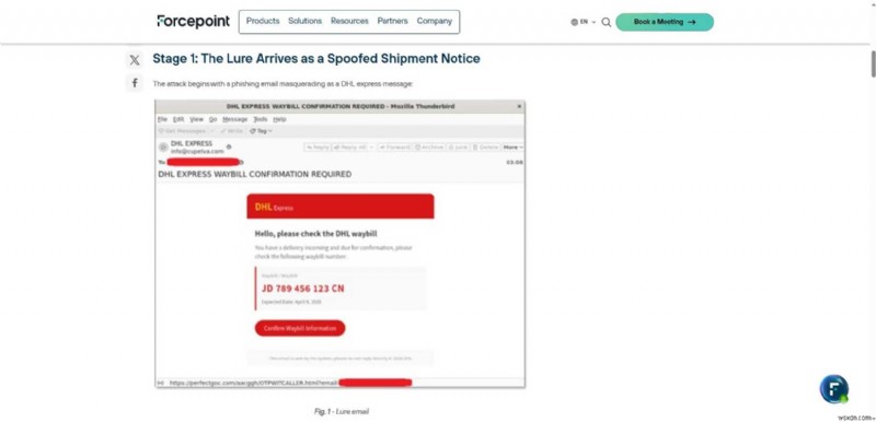 Cảnh báo lừa đảo của DHL:Cách phát hiện các liên kết ăn cắp mật khẩu 
