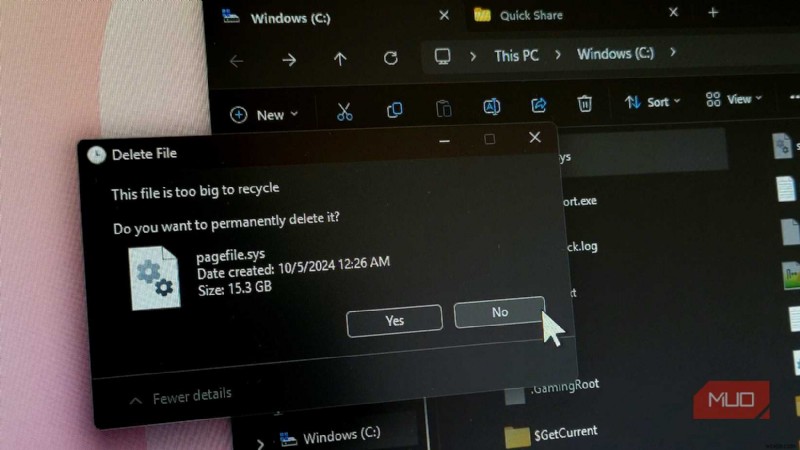 Khám phá tệp Windows ẩn mà bạn không nên chạm vào:Hướng dẫn cần biết 