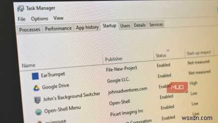 Trình quản lý tác vụ Windows bỏ lỡ một số ứng dụng khởi động - Khám phá vị trí thực 