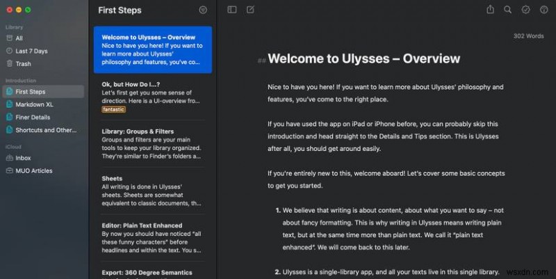 Khám phá lý do tại sao Ulysses là ứng dụng viết hàng đầu cho macOS 
