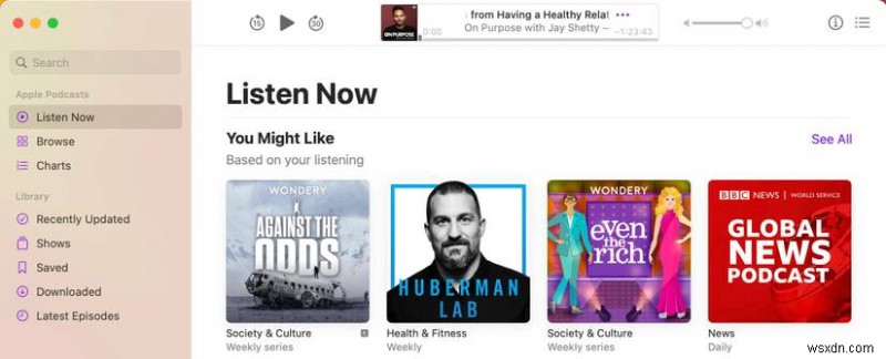 Làm chủ ứng dụng Podcast trên macOS:Hướng dẫn từng bước cho người mới bắt đầu 