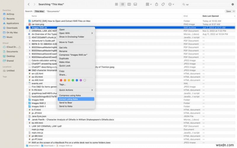 Mở và giải nén tệp RAR trên macOS – Hướng dẫn từng bước 