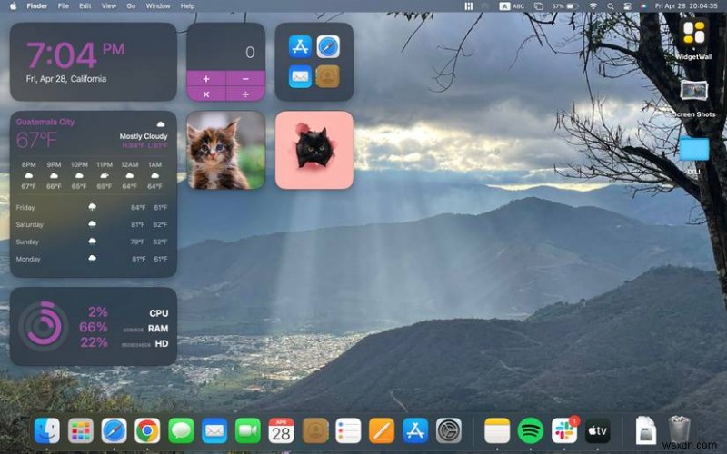 Thêm Widget vào màn hình Mac của bạn bằng WidgetWall – Hướng dẫn từng bước 