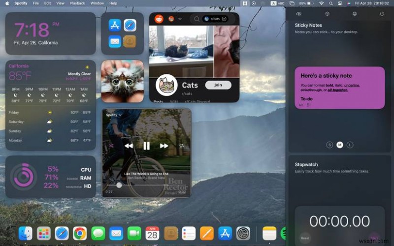 Thêm Widget vào màn hình Mac của bạn bằng WidgetWall – Hướng dẫn từng bước 