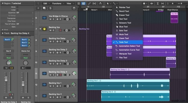 Âm thanh mượt mà mờ dần trong Logic Pro:Hướng dẫn nhanh, cấp độ chuyên nghiệp 