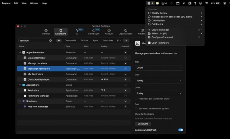 Raycast:Ứng dụng Mac thiết yếu để tăng năng suất 
