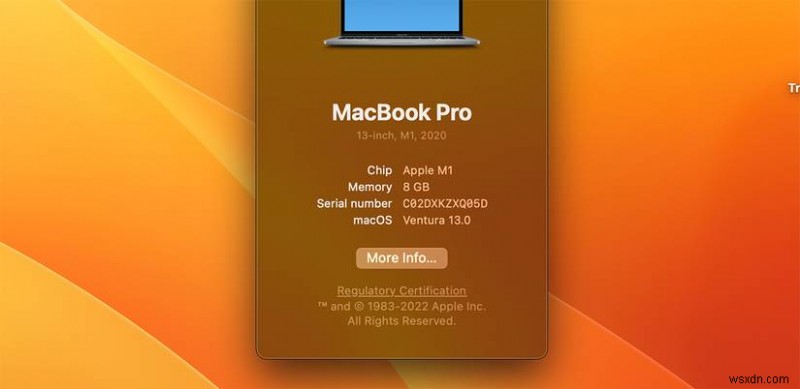 Cách xem Báo cáo hệ thống máy Mac của bạn trong macOS Ventura - Hướng dẫn nhanh, đáng tin cậy 
