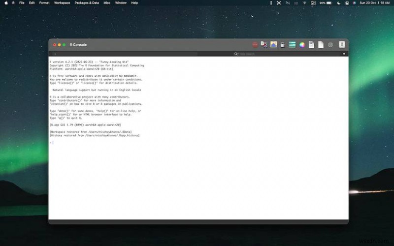 Hướng dẫn từng bước:Cài đặt R và RStudio trên macOS 