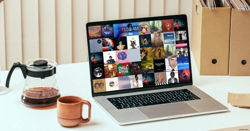 Biến Trình bảo vệ màn hình máy Mac của bạn thành Trình phát nhạc Album Art 